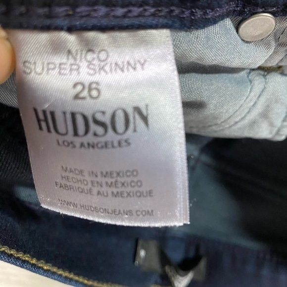 NWT Hudson Nico Cigarette Slim Jeans - Picture 5 of 9
